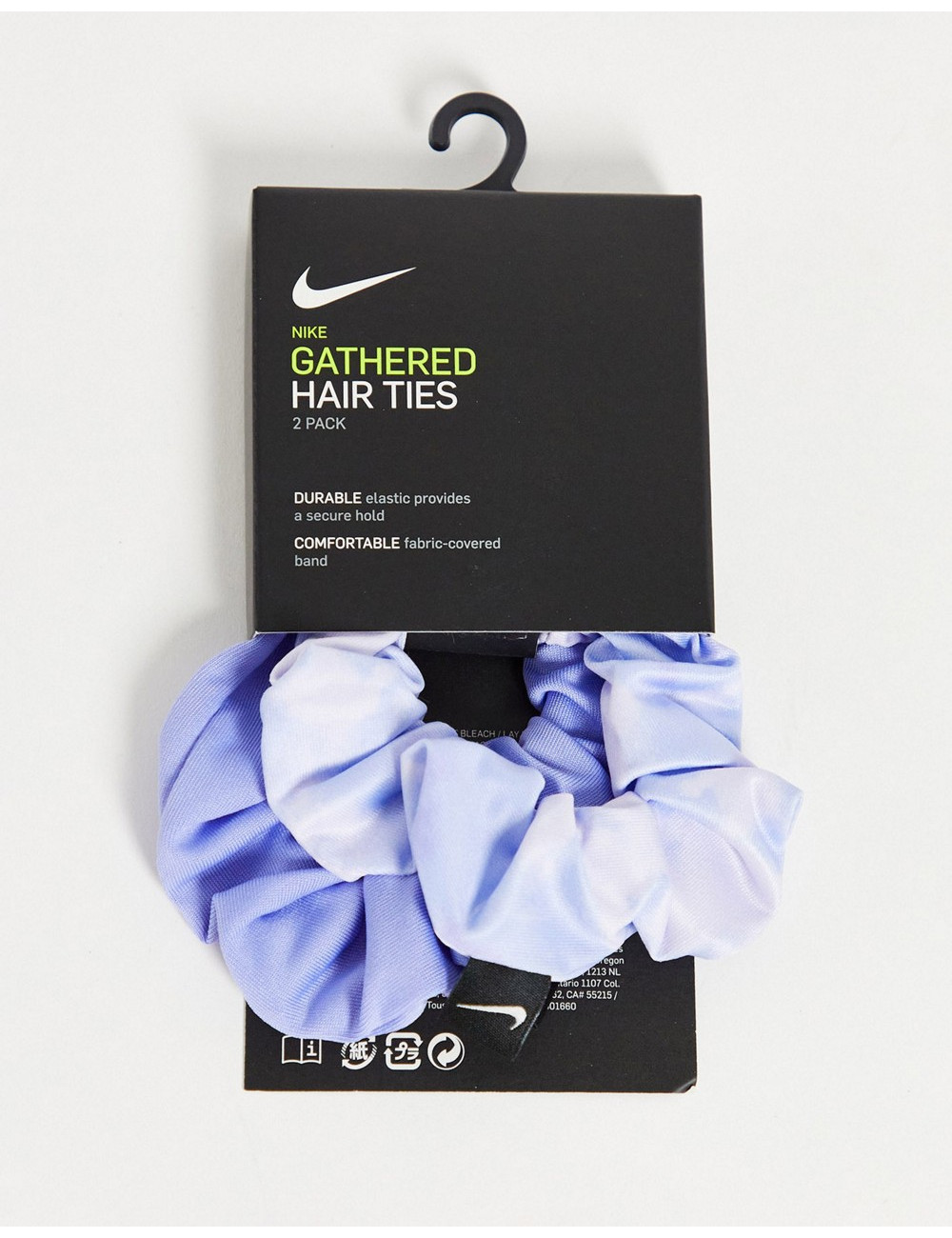 Nike gathered hair ties 2pk...