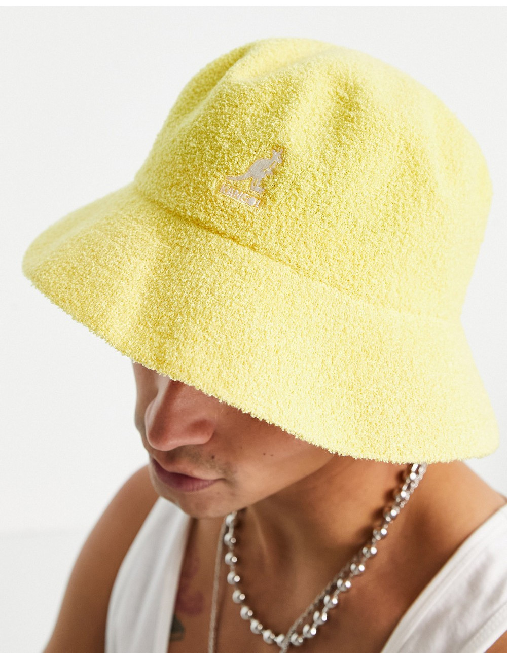 Kangol Bermuda hat in yellow