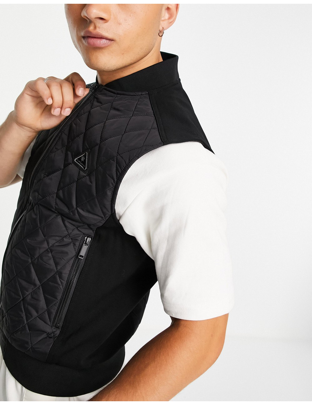 River Island quilted gilet...
