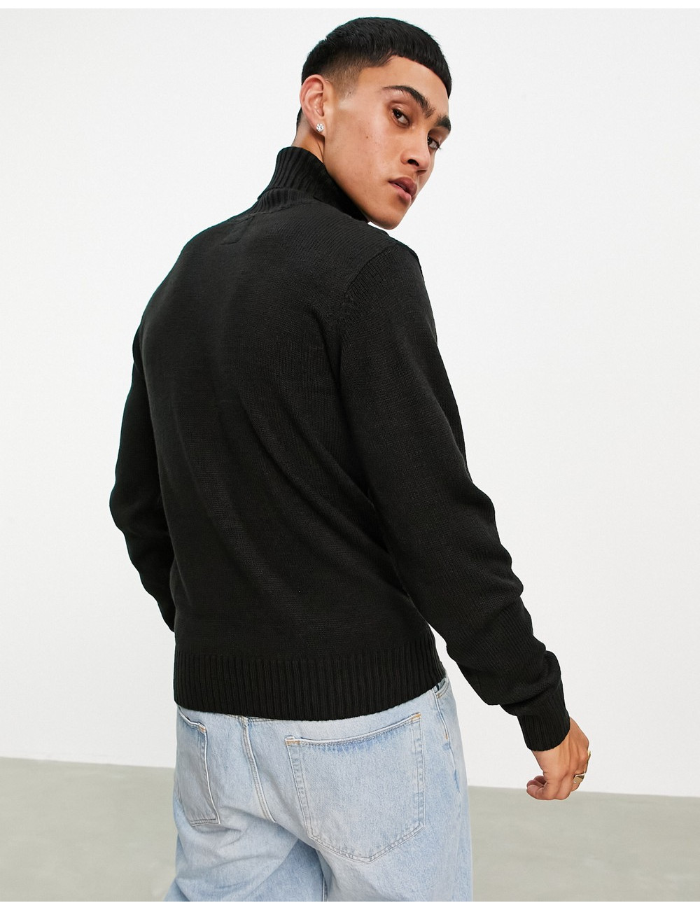 Le Breve heavy cable knit...