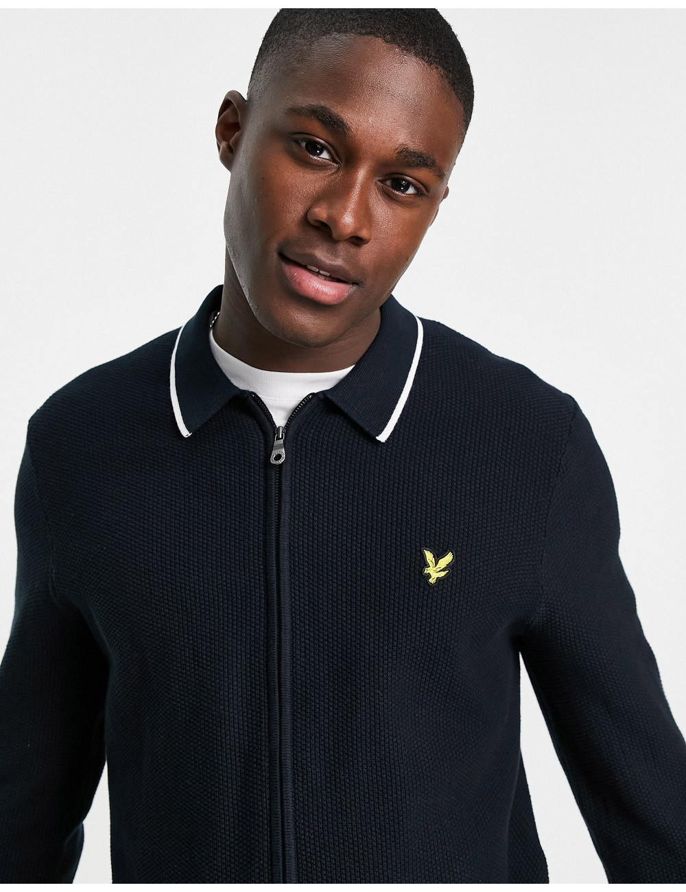 Lyle & Scott knitted tipped...