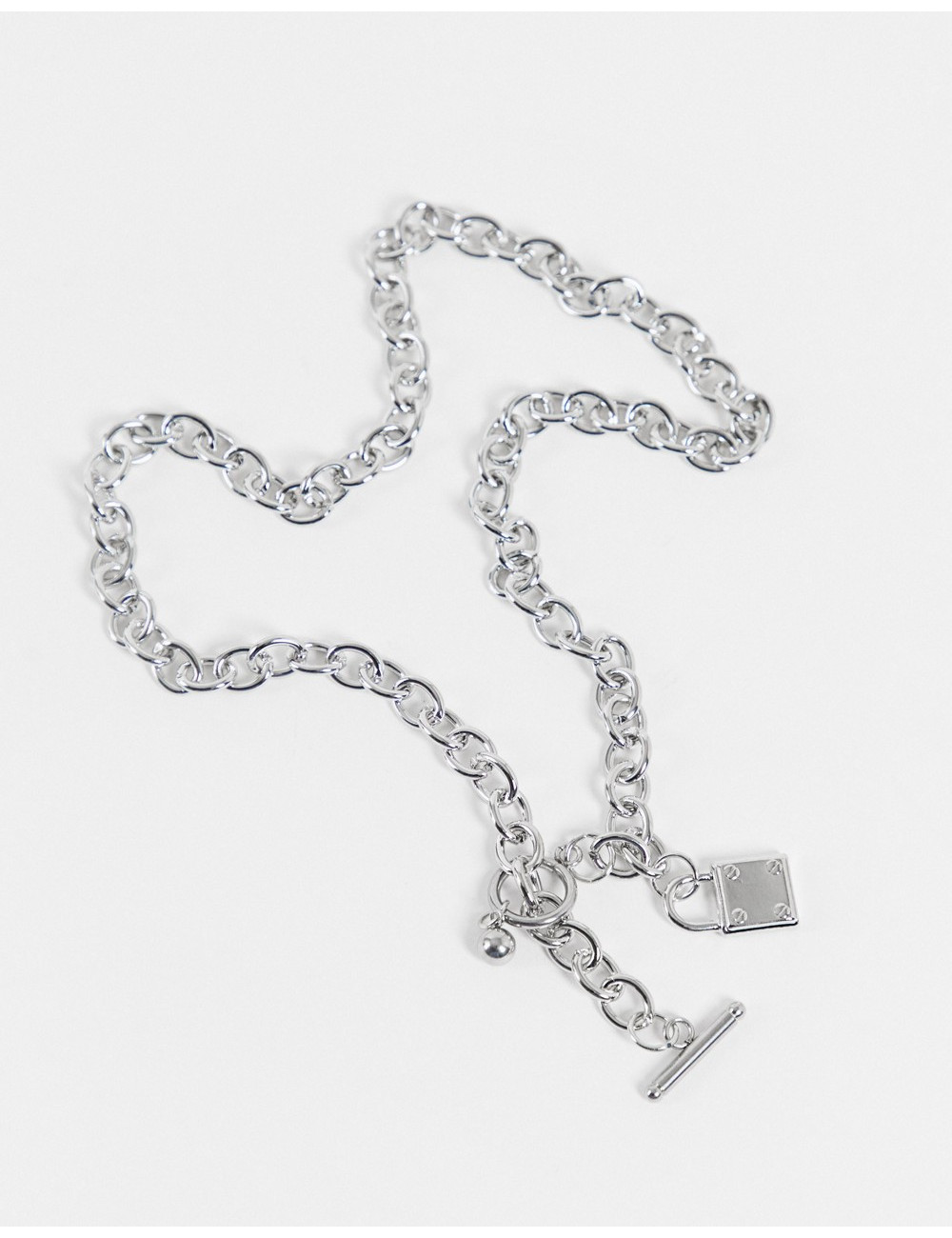 SVNX padlock chain necklace
