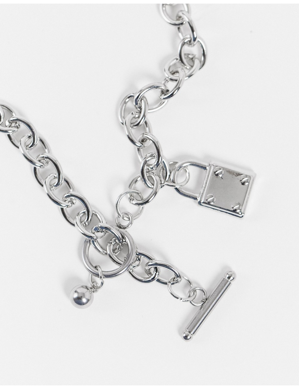 SVNX padlock chain necklace