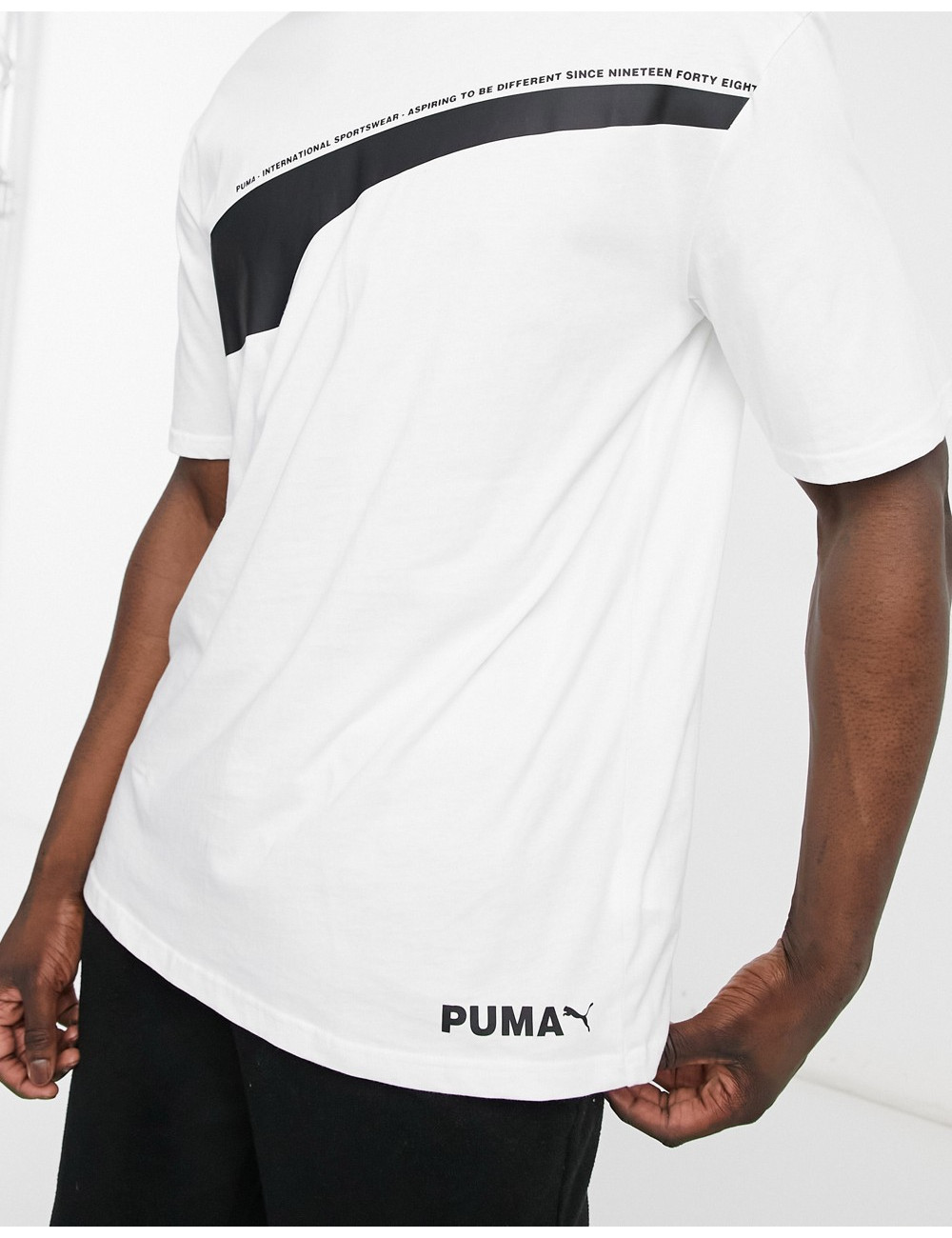 Puma avenir tshirt in white