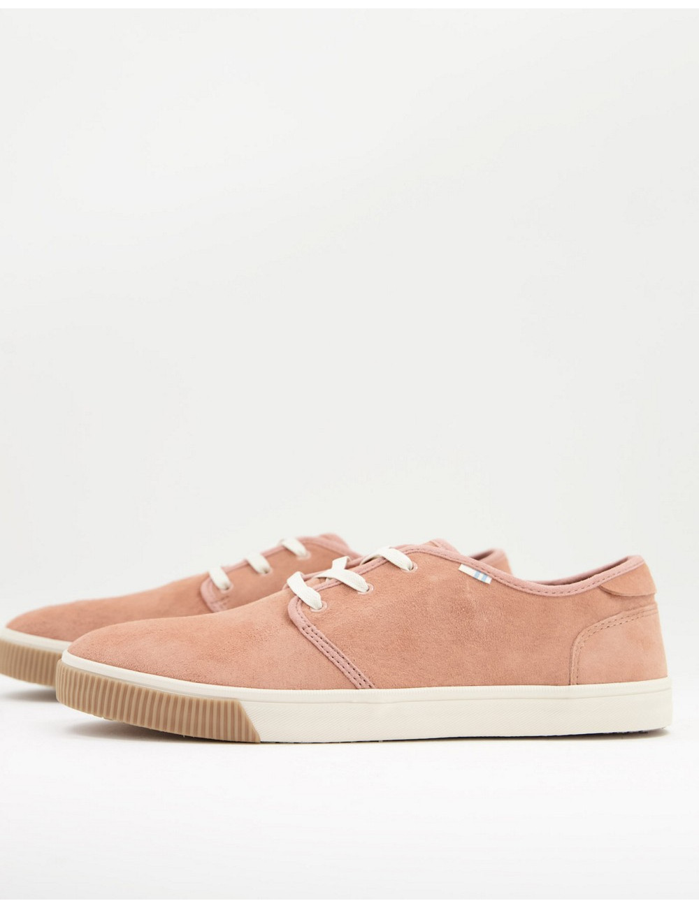 Toms plimsoll trainer in pink