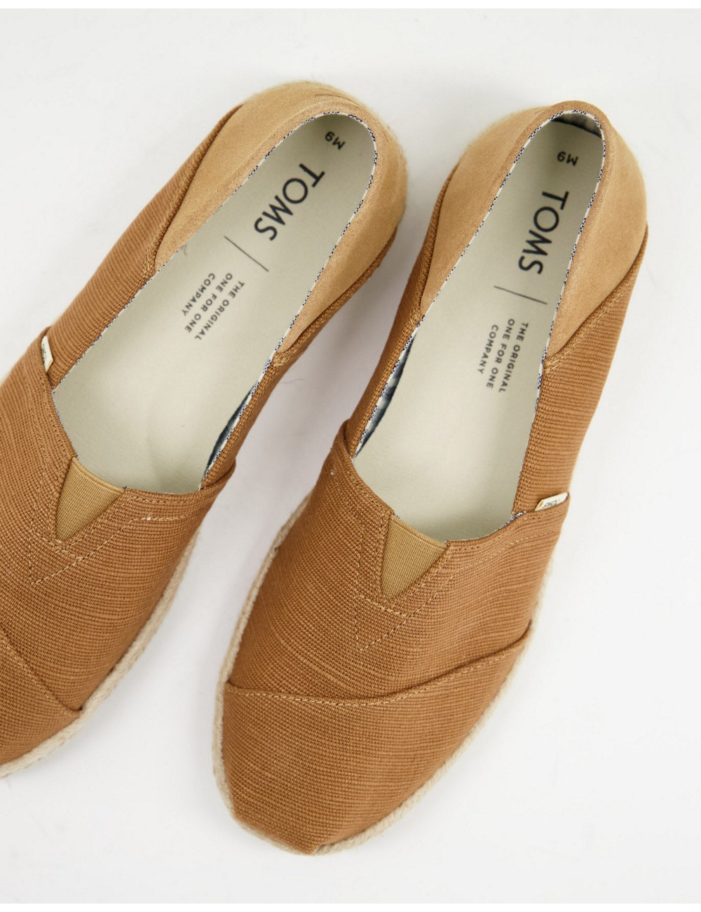 Toms espadrille in yellow