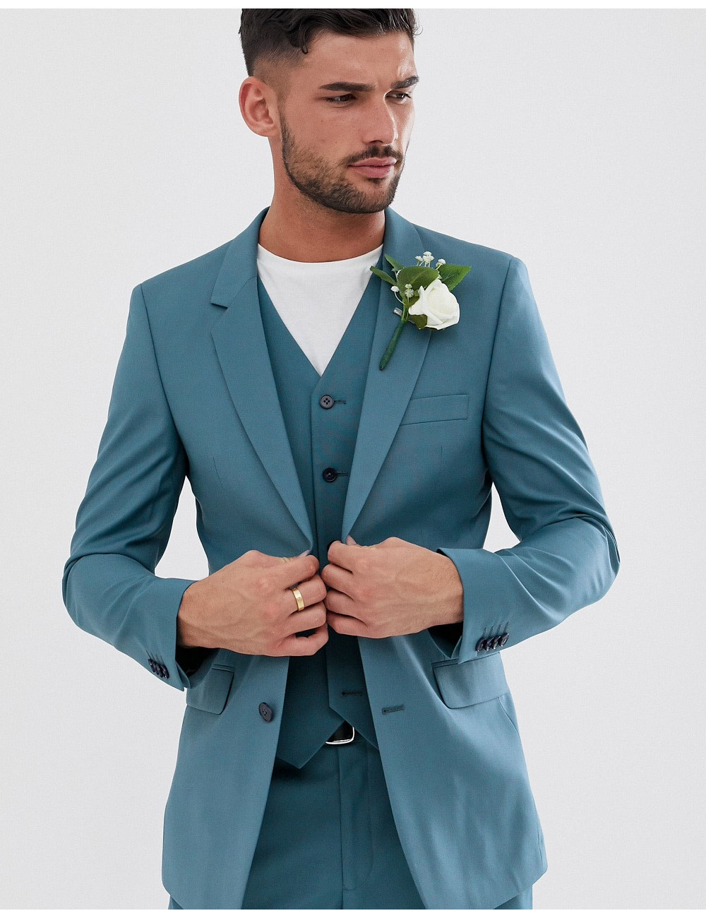 ASOS DESIGN wedding slim...