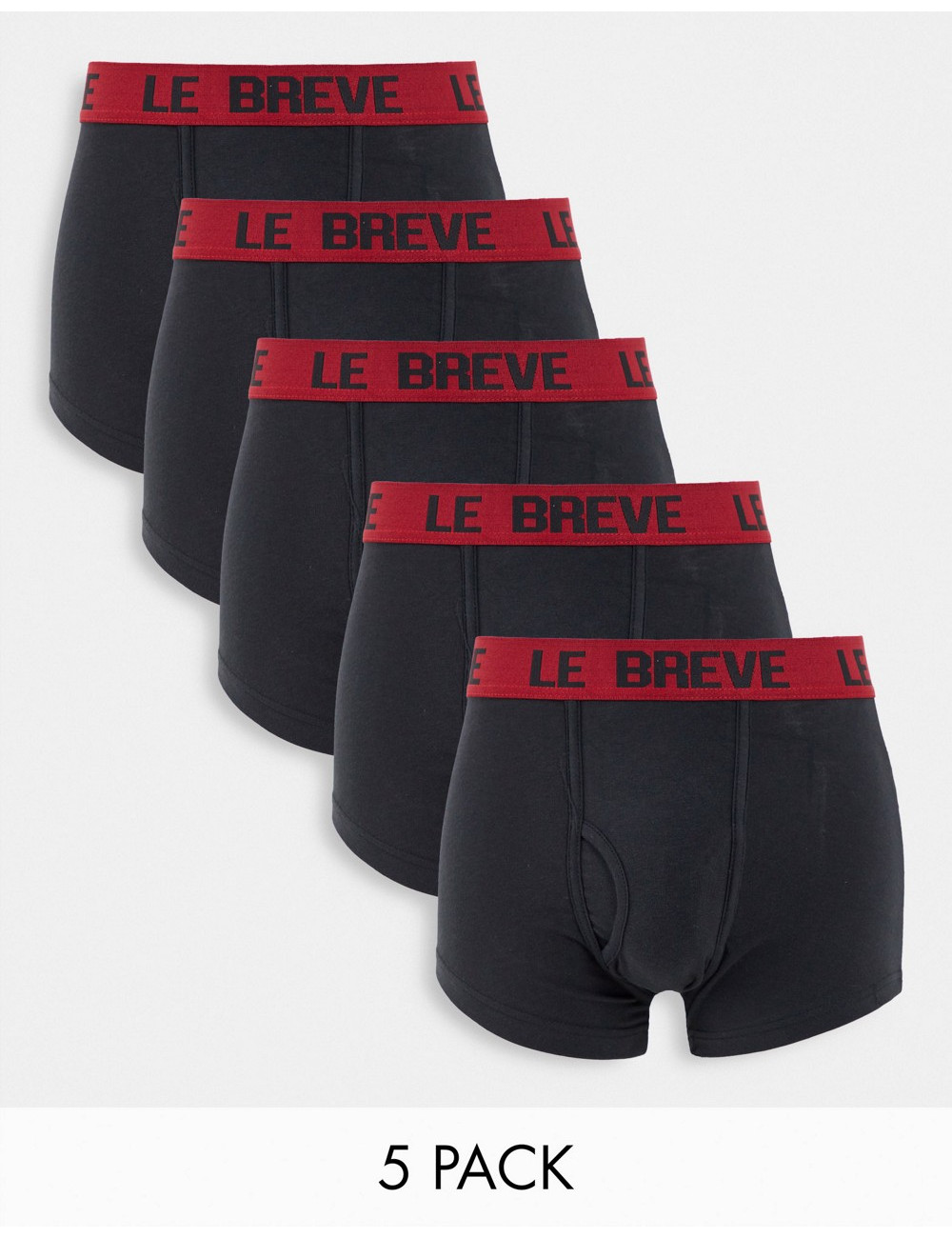 Le Breve 5 pack trunks in...