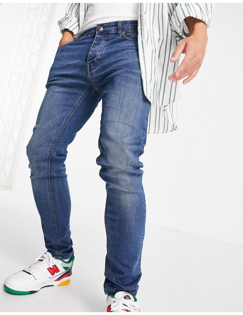 Bench slim fit jeans in...