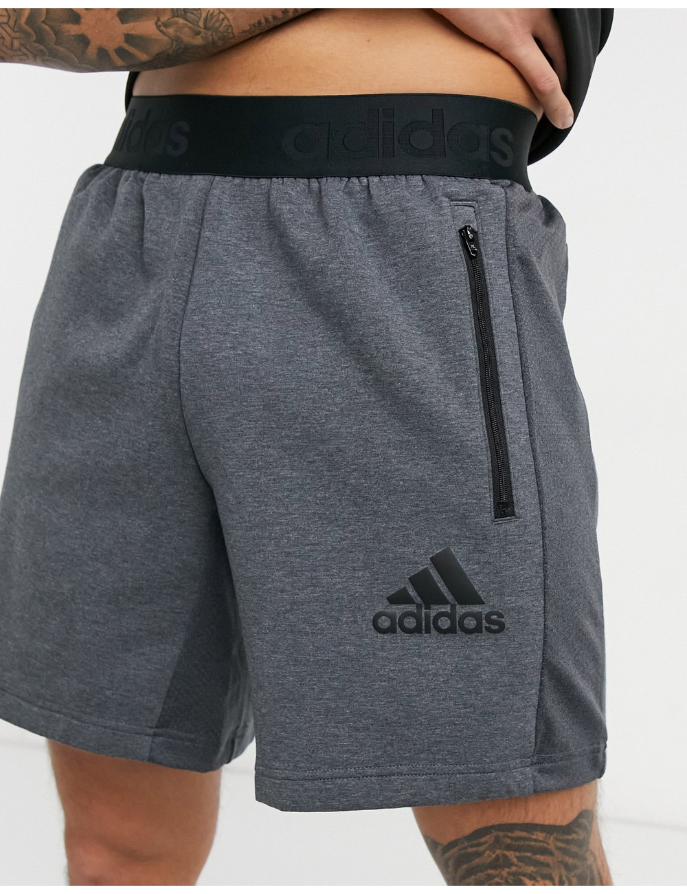 adidas Training shorts in grey