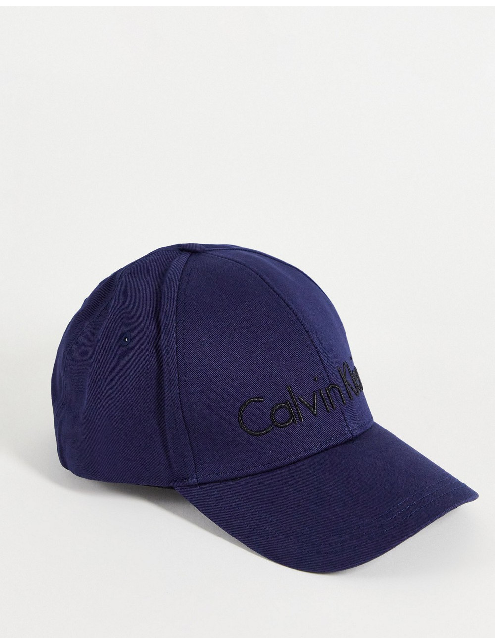 Calvin Klein logo cap in navy