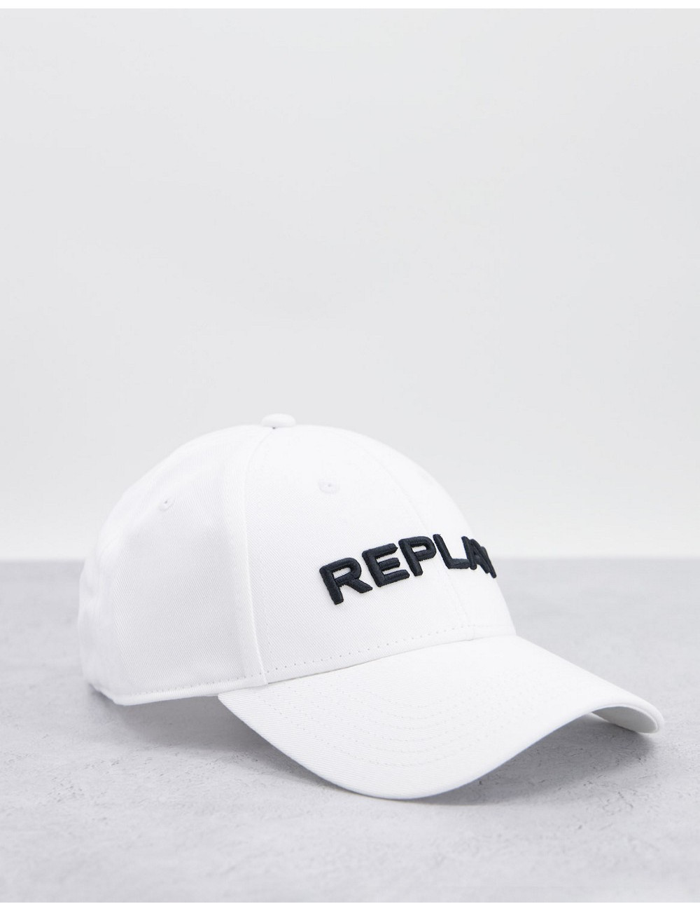 Replay white logo baseball cap