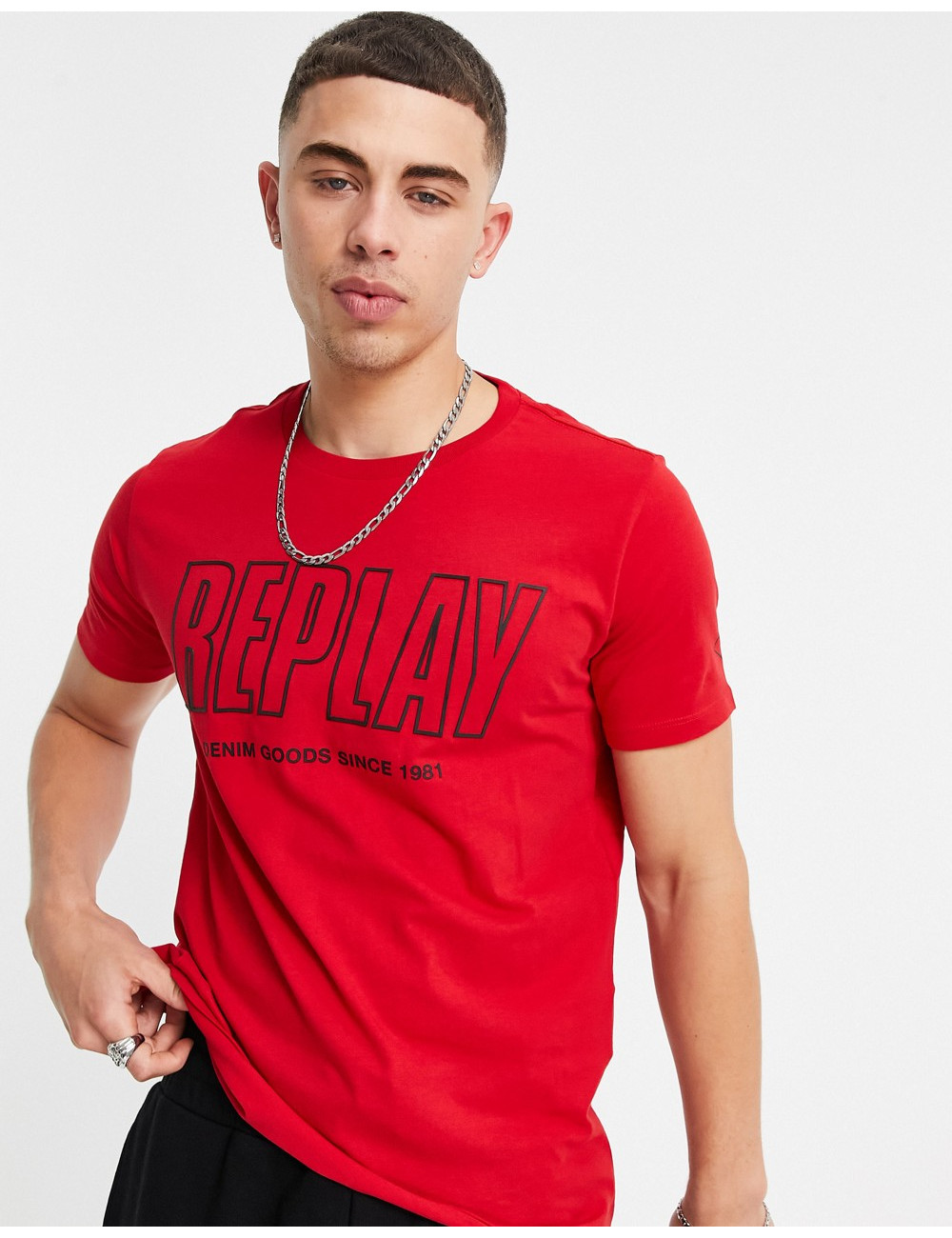 Replay logo t-shirt
