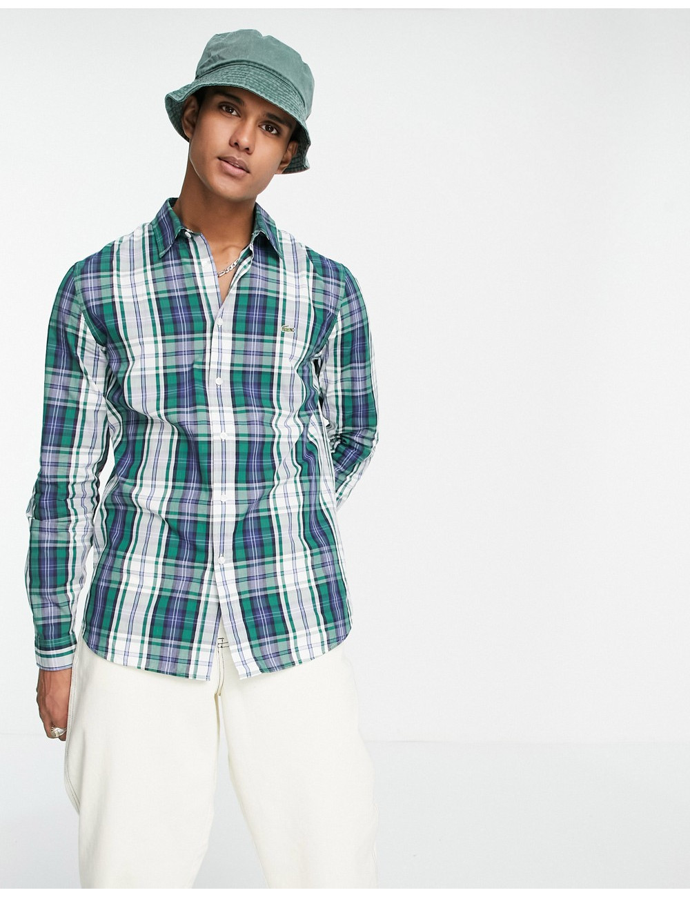 Lacoste check long sleeve...
