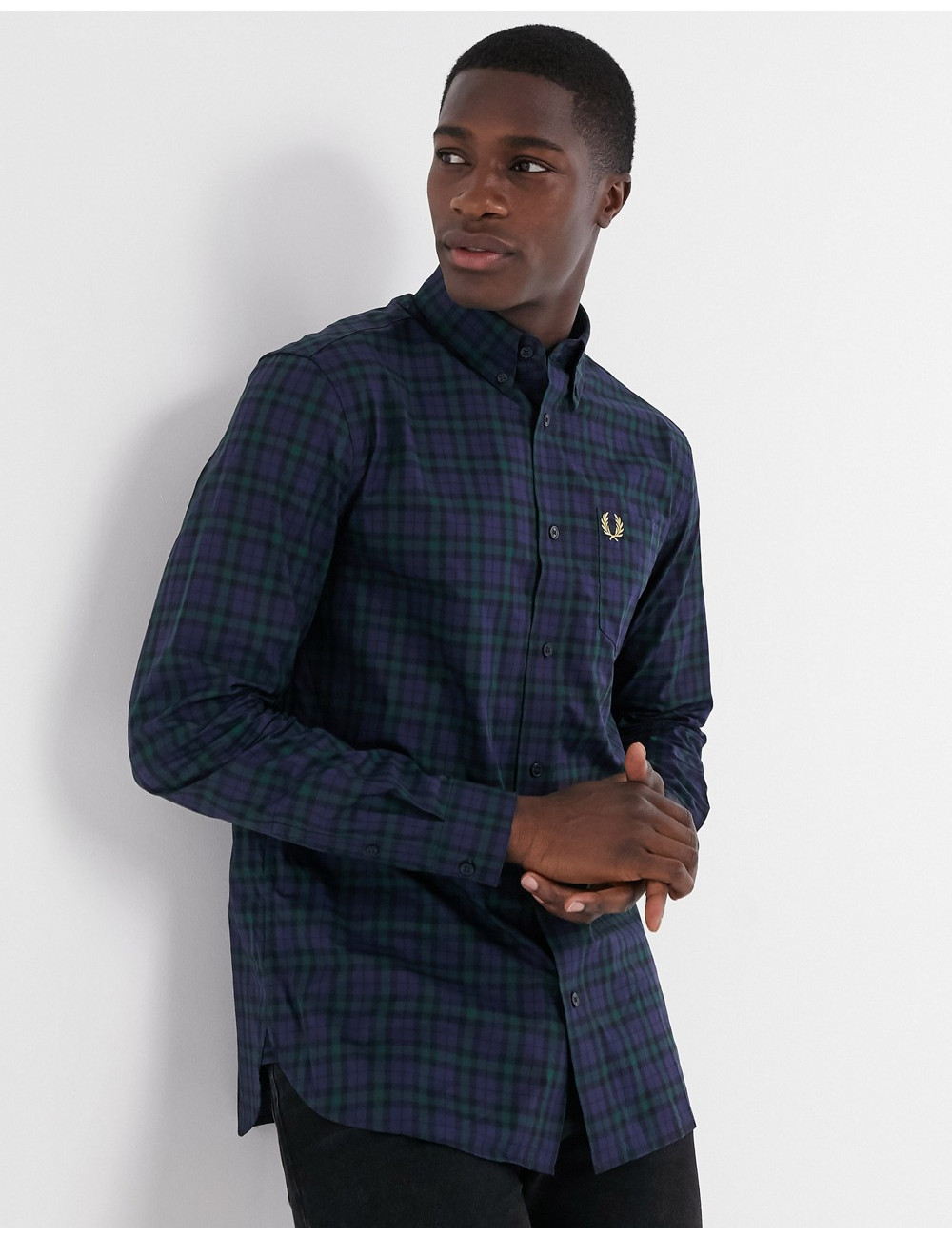 Fred Perry checked shirt in...