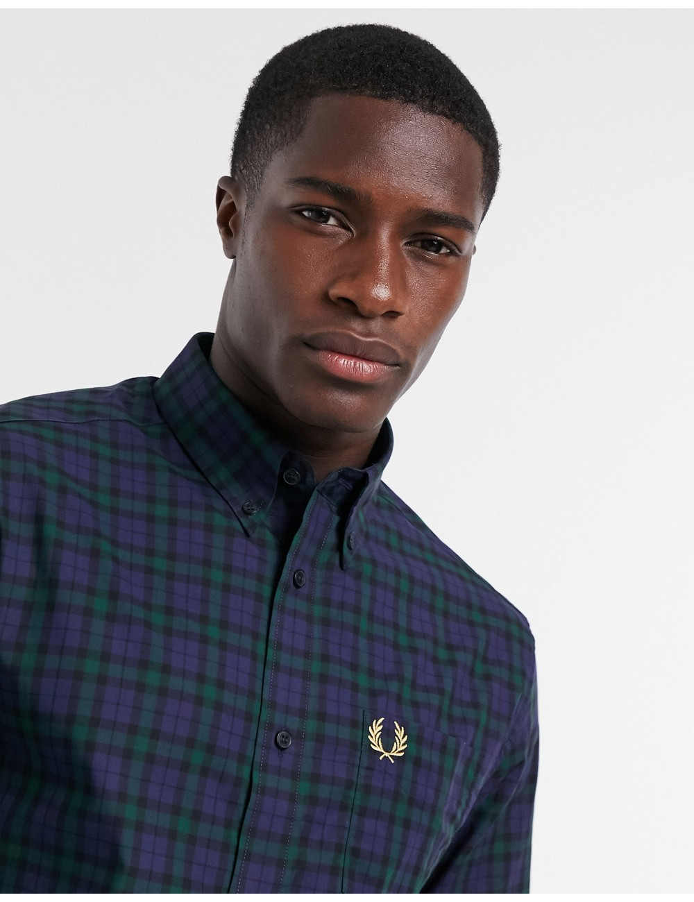 Fred Perry checked shirt in...