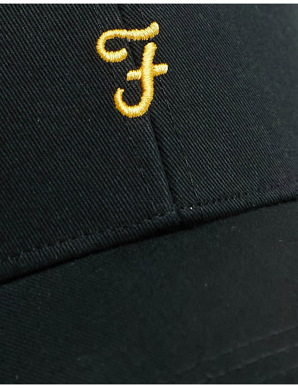 Farah logo cap in black