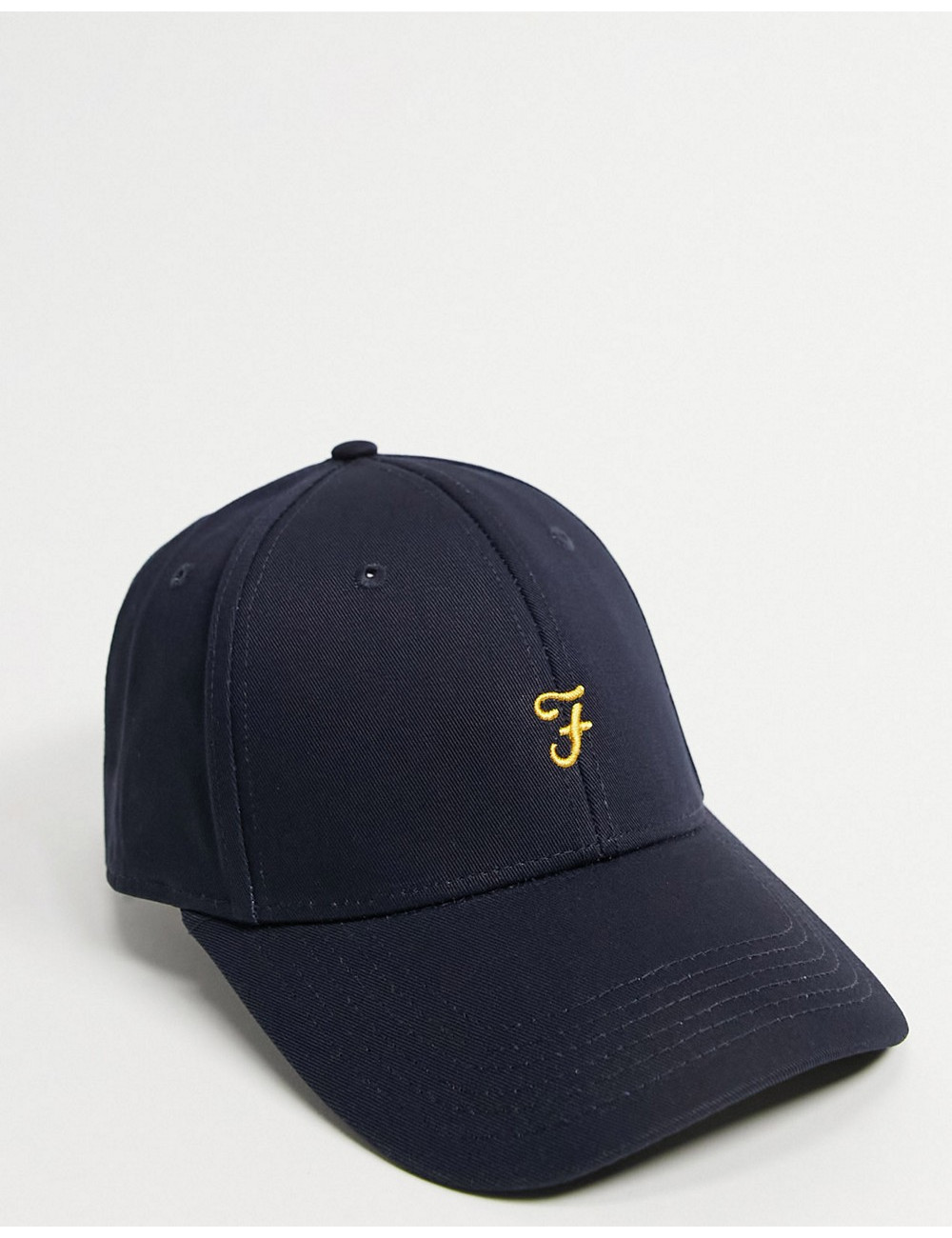 Farah logo cap in navy