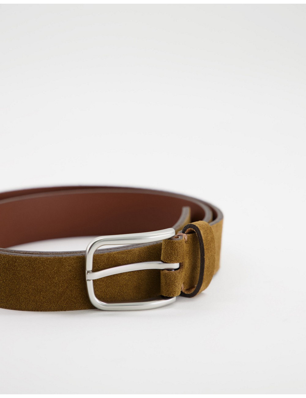 Farah soft belt in tan leather