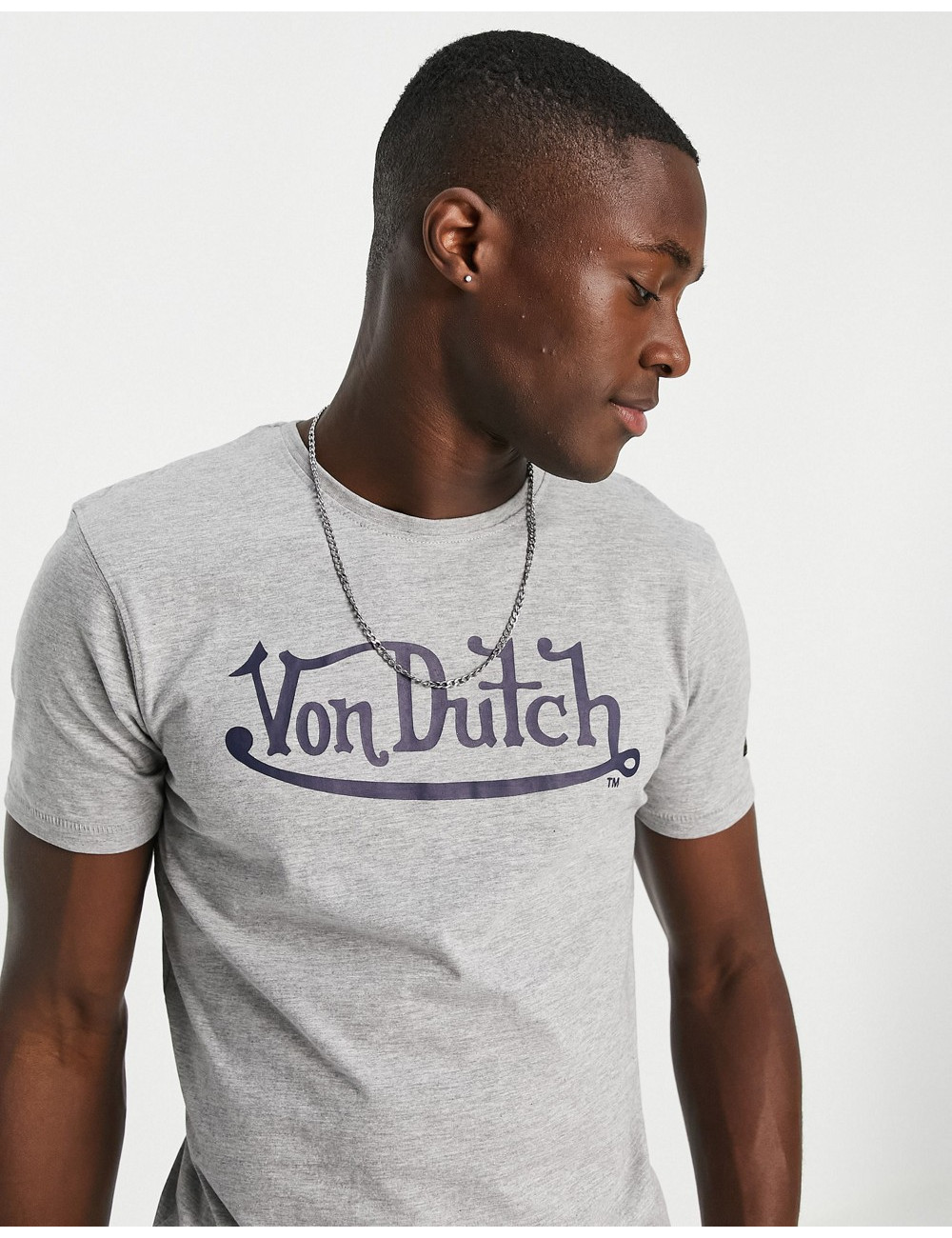 Von Dutch alfa t-shirt in grey