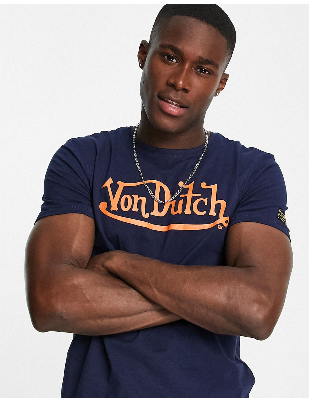 Von Dutch alfa t-shirt in navy