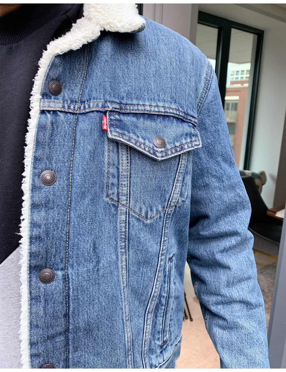 Levi's type 3 sherpa lined...