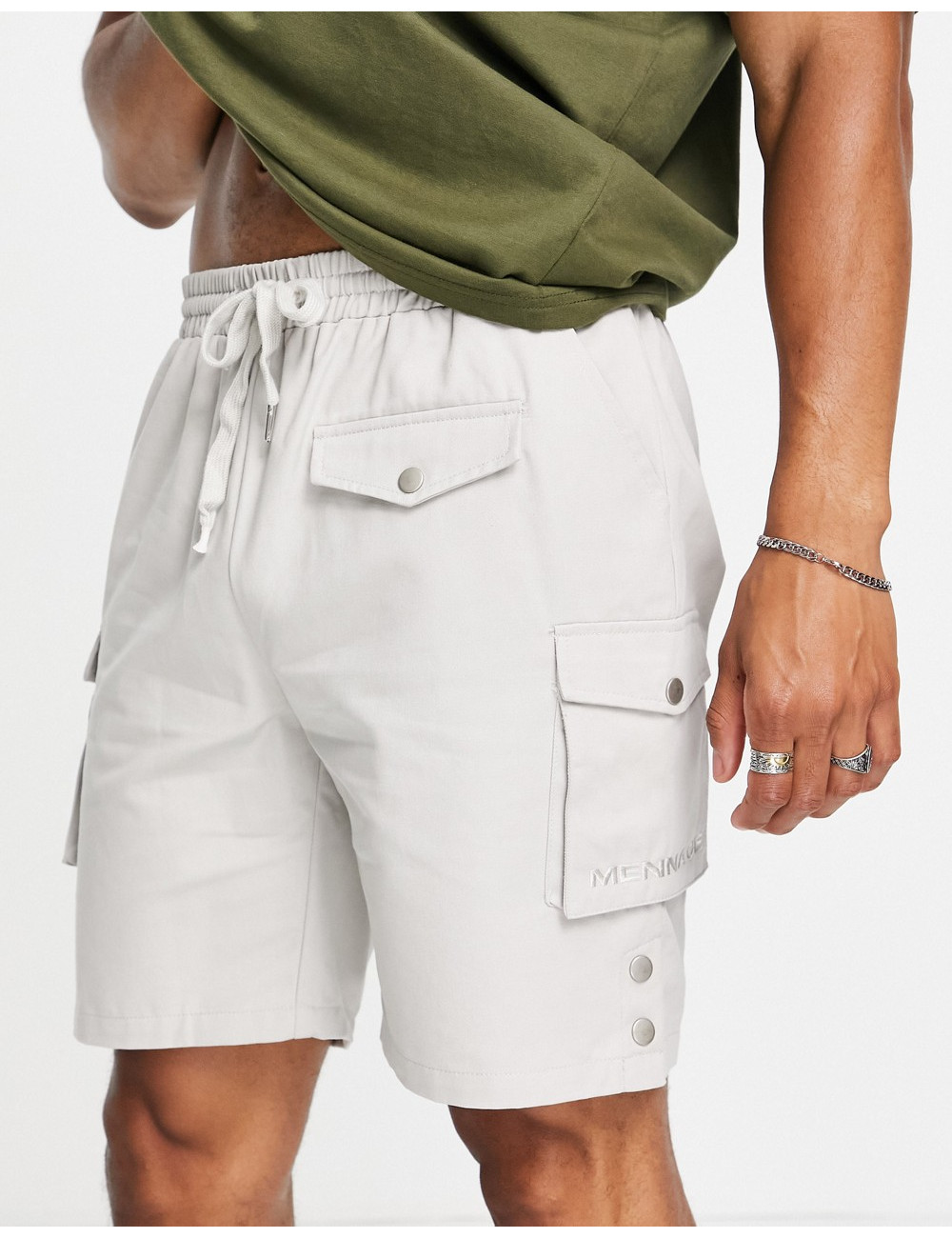 Mennace nylon cargo shorts...