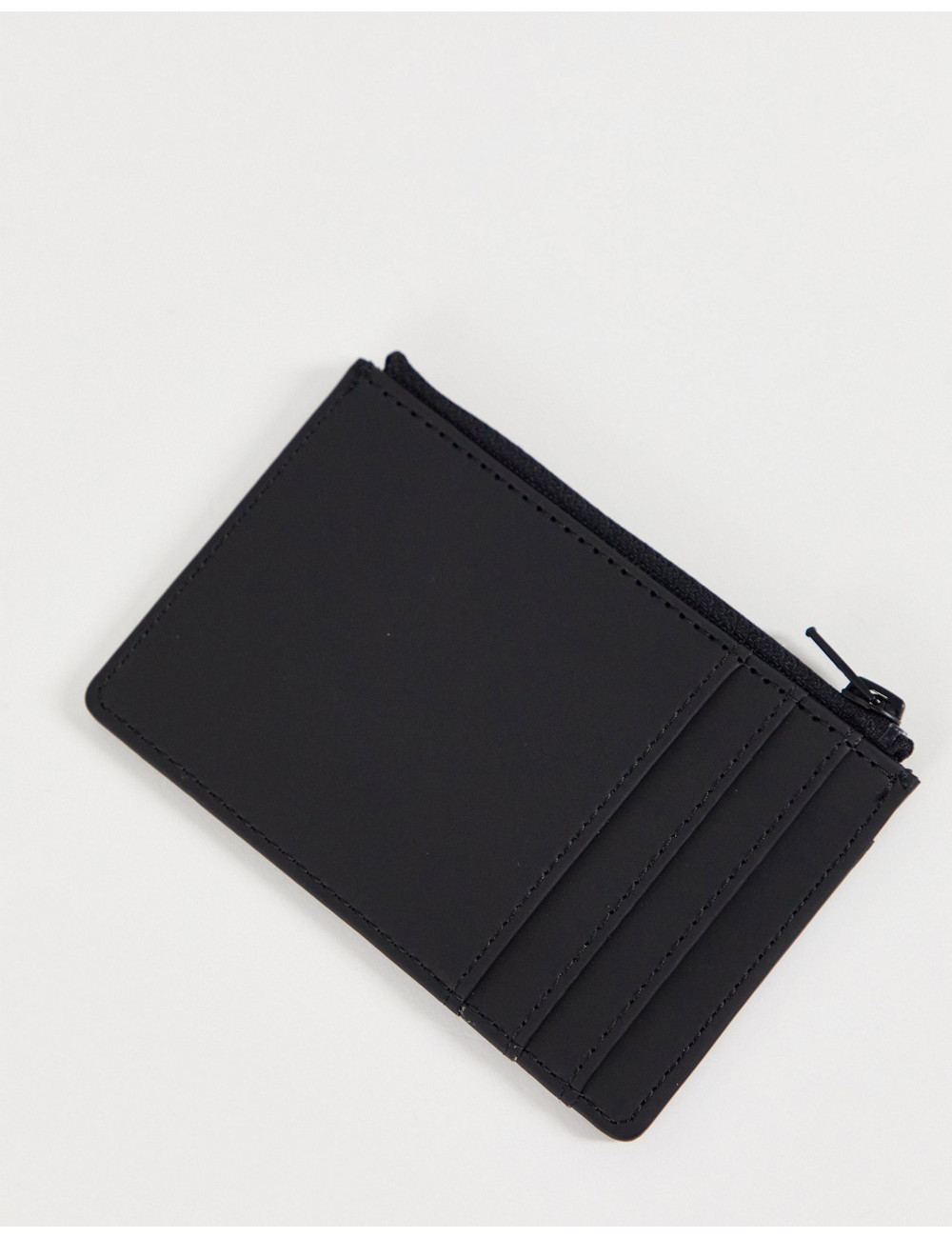 Rains 1645 zip wallet in black