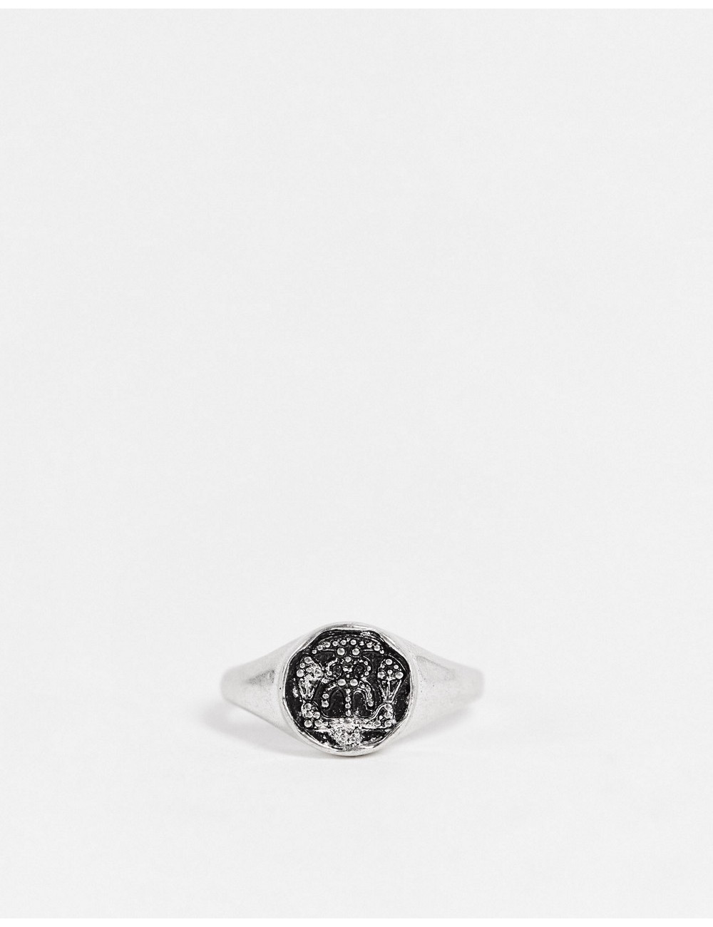 ASOS DESIGN pinky ring with...