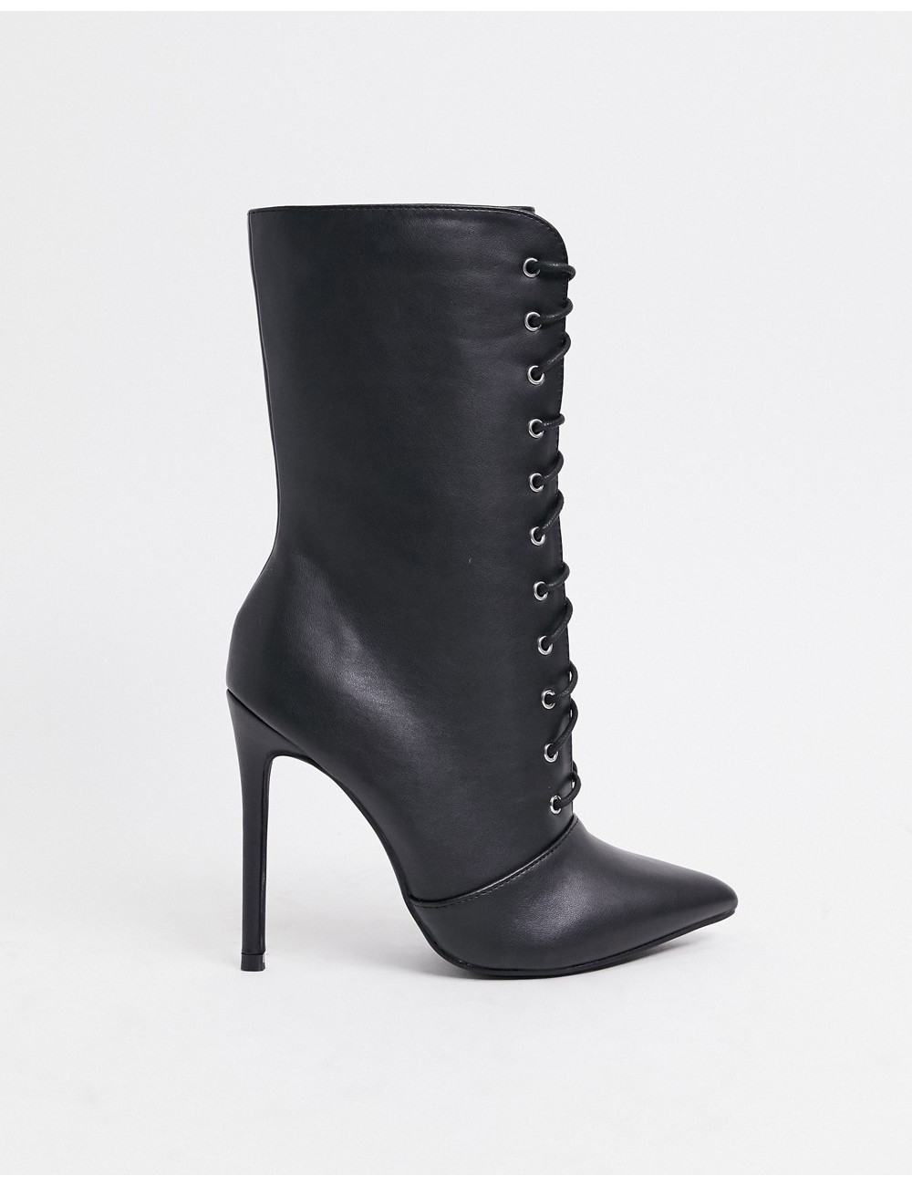 Glamorous lace up boots in...
