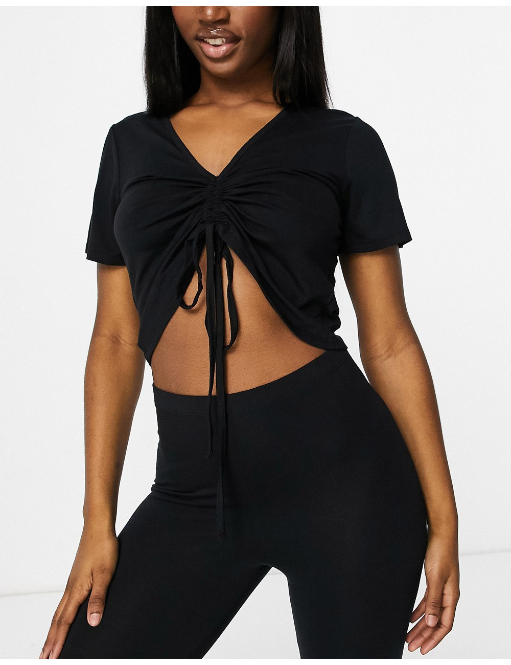 Missguided ruched t-shirt...