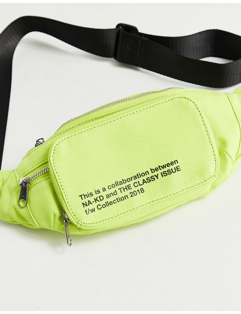 NA-KD bumbag in lime