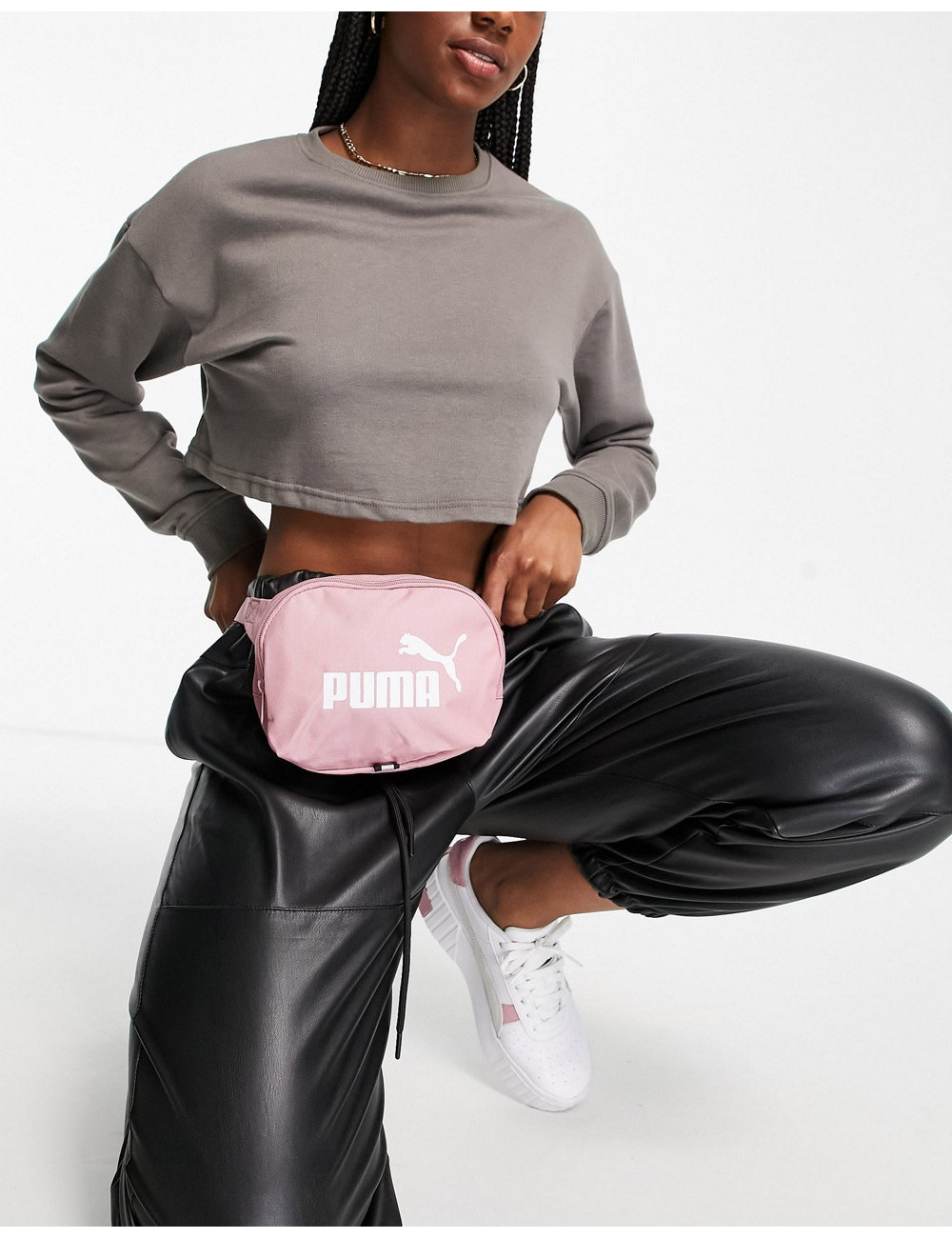 Puma Phase waist bag in pink
