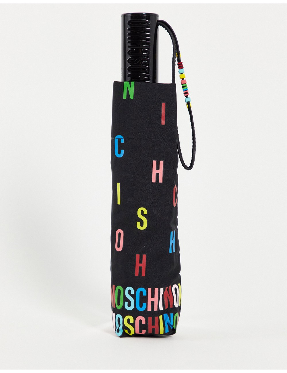 Moschino logo letters umbrella