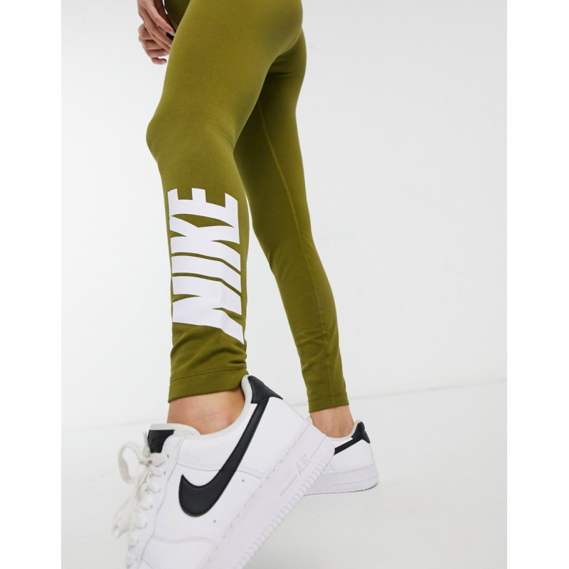 Nike high waist logo khaki...