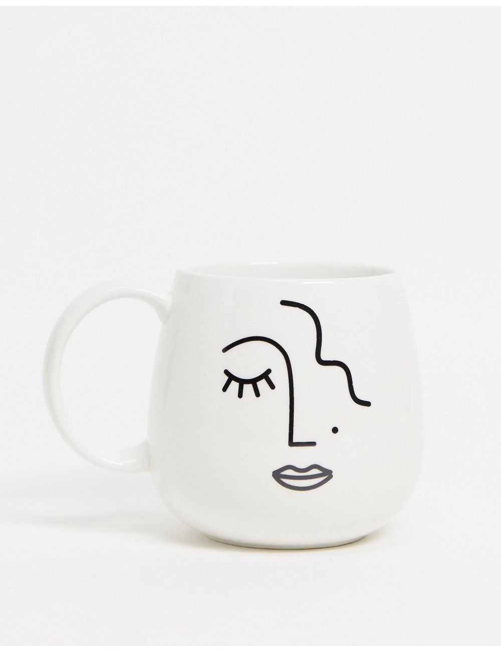 Sass & Belle abstract face mug