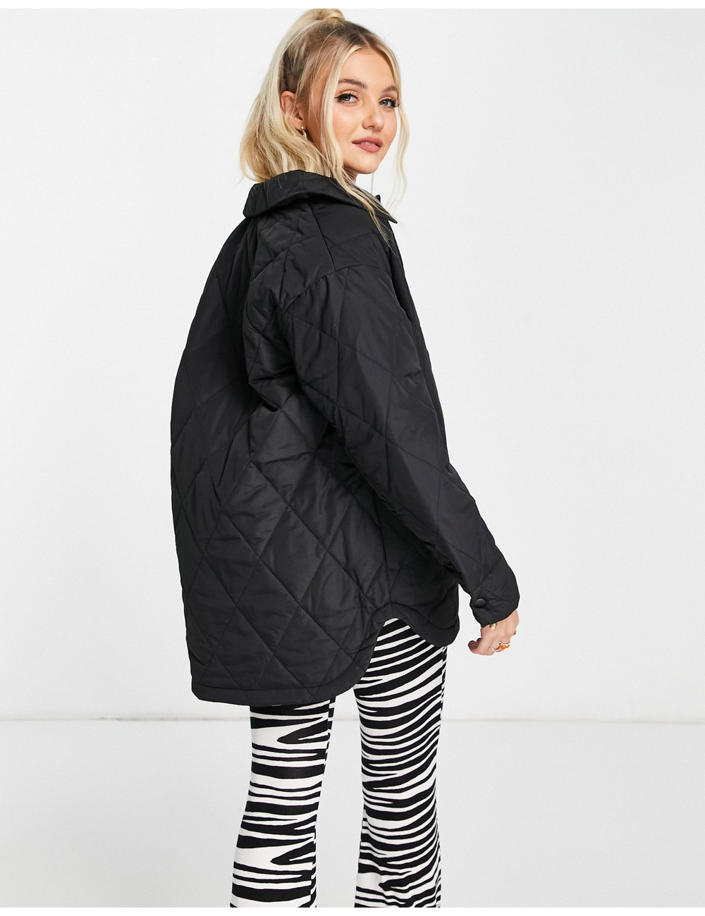Monki Liv recycled quilted...