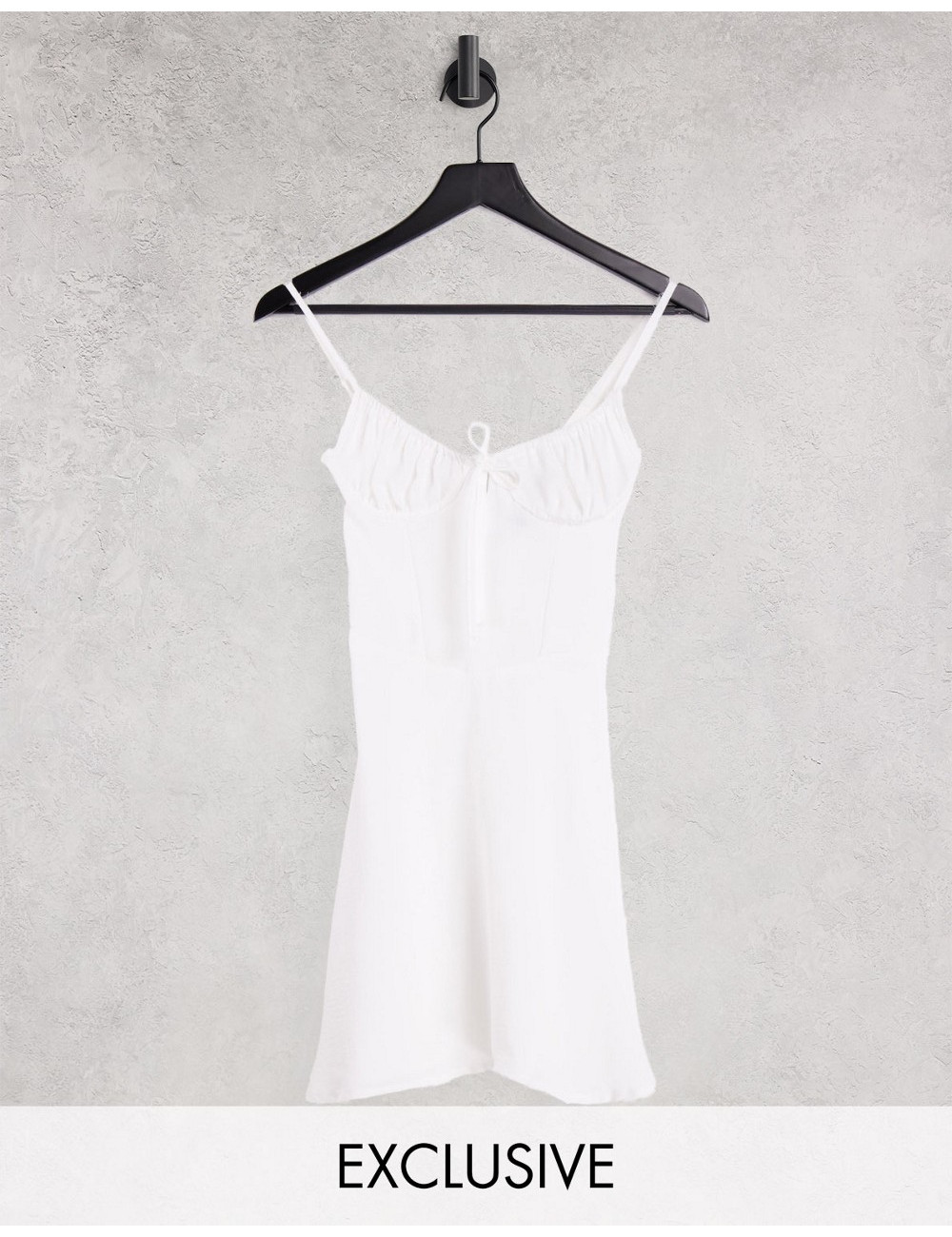 ASYOU ruched bust cami mini...