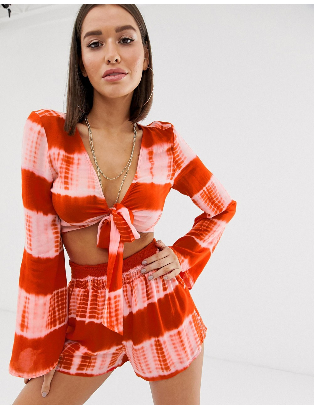 Missguided co-ord tie front...