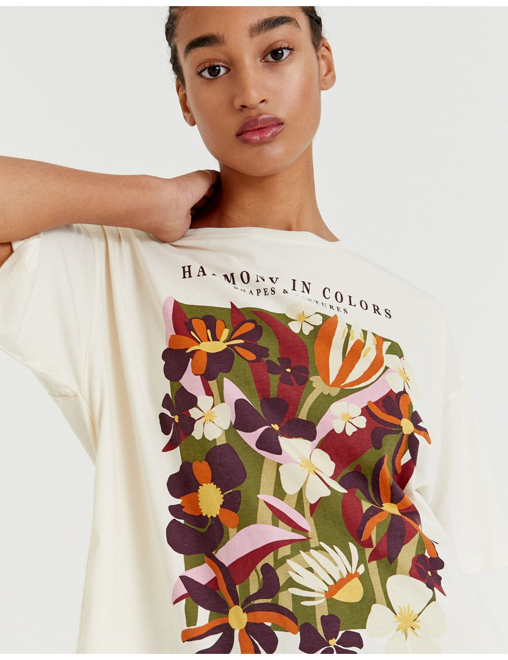 Pull&Bear graphic floral...