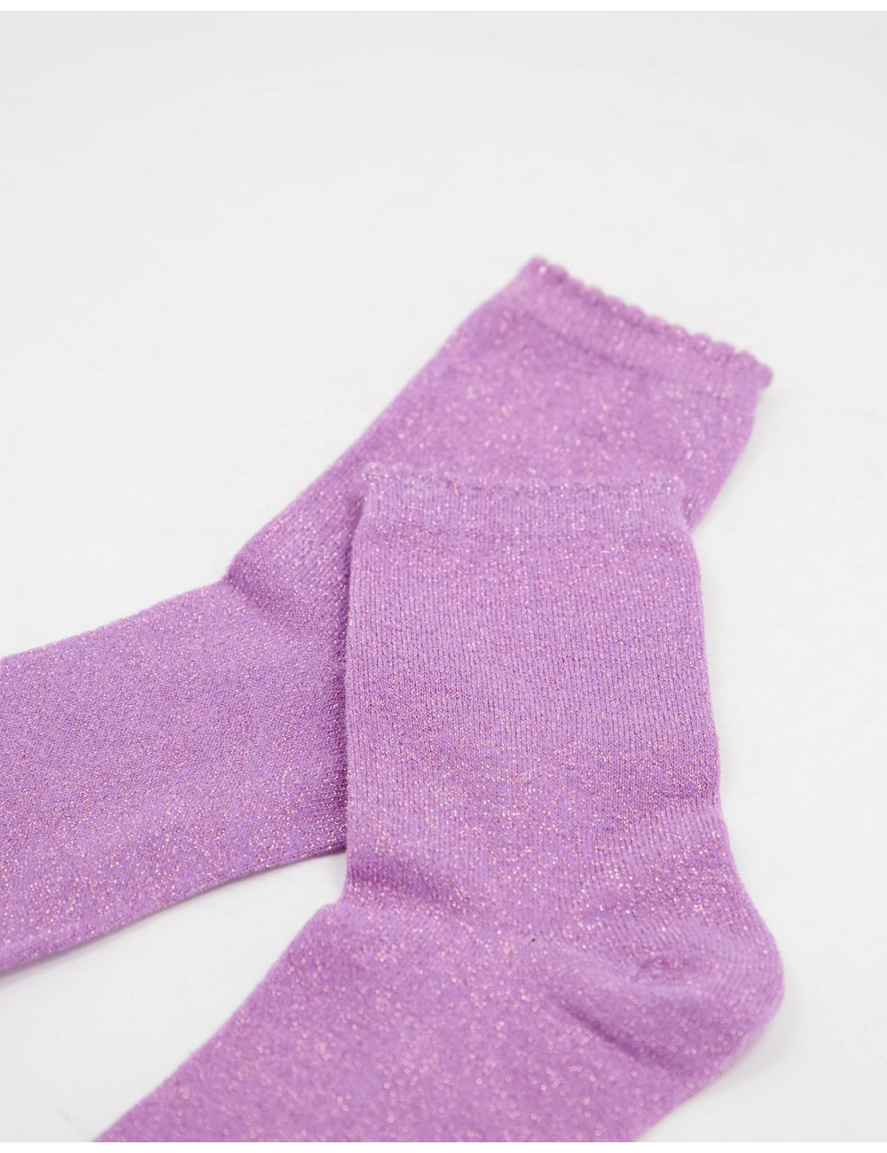 Pieces glitter sock in purple