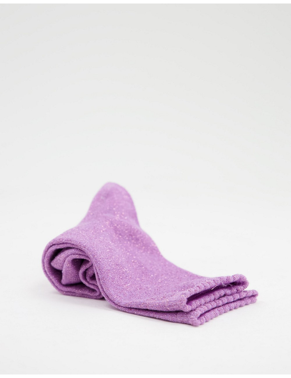 Pieces glitter sock in purple