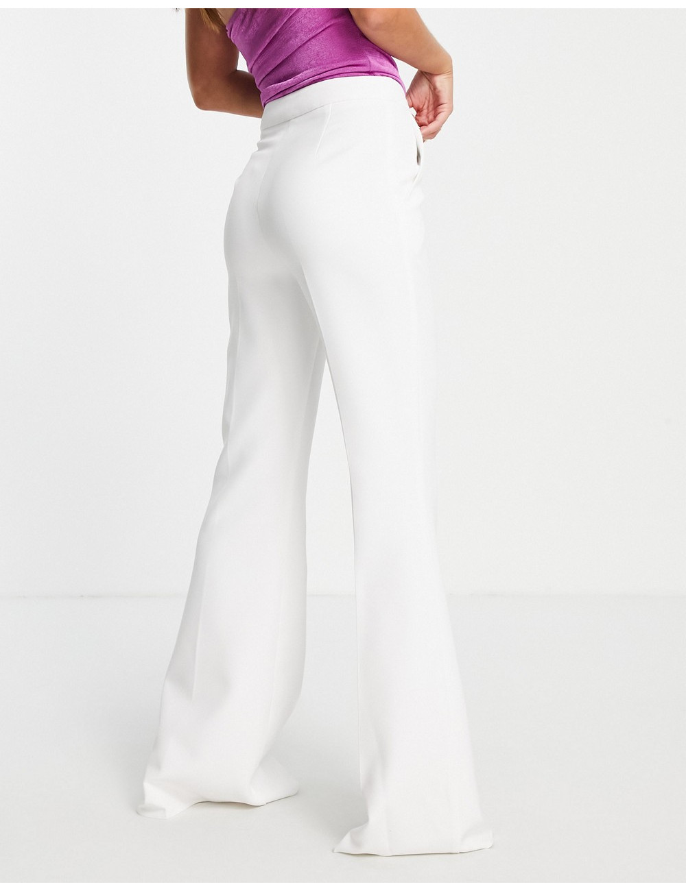 ASYOU tailored flare in white