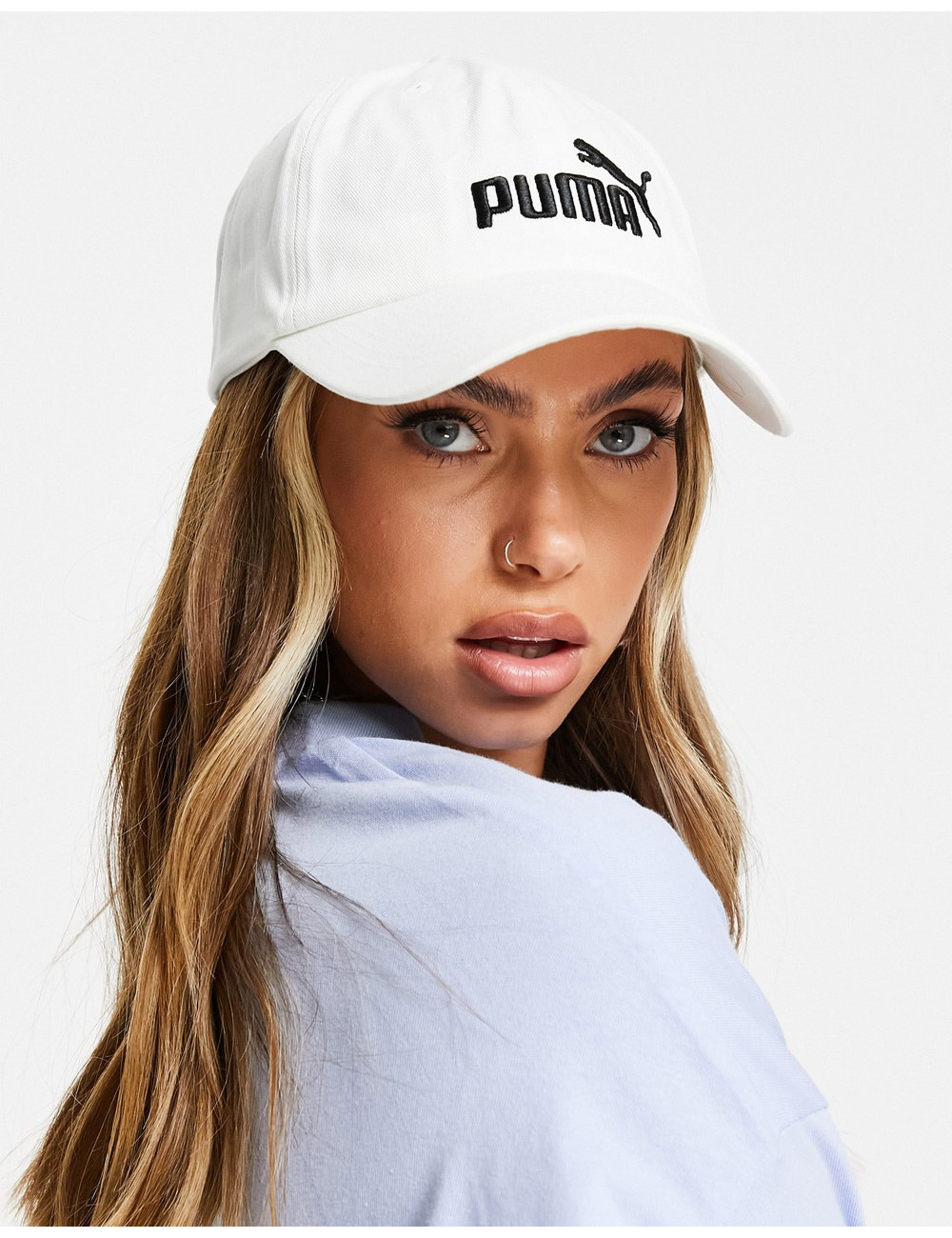 Puma essentials cap in white