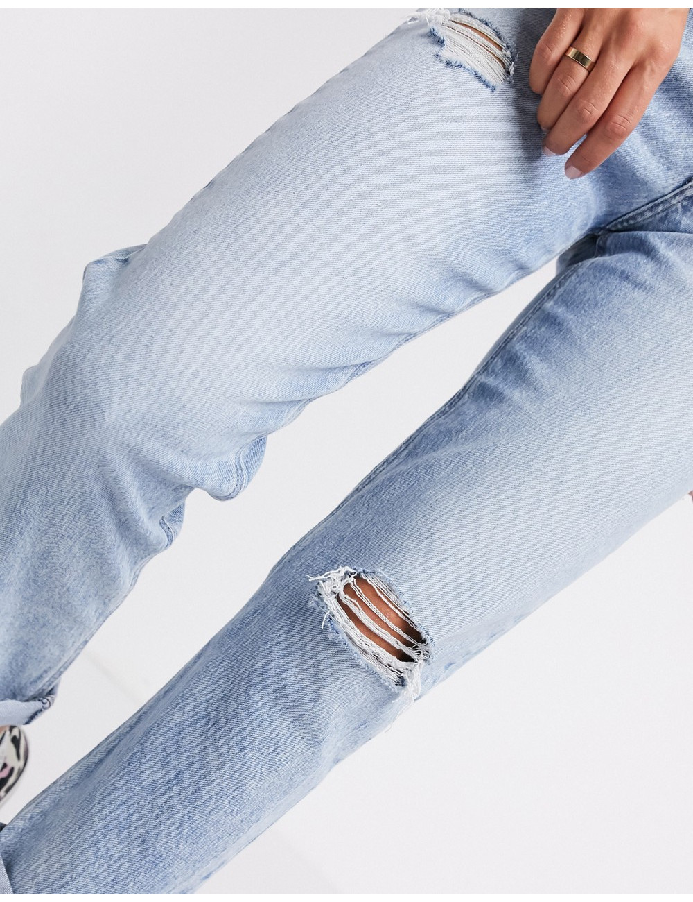 New Look mom jeans with...