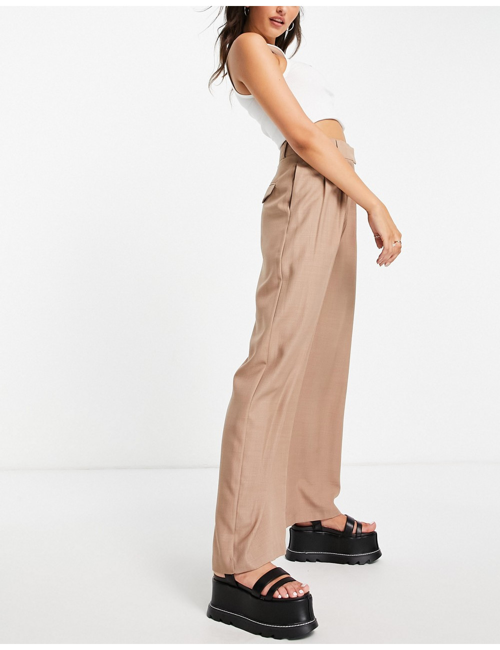 Topshop pleated peg trouser...