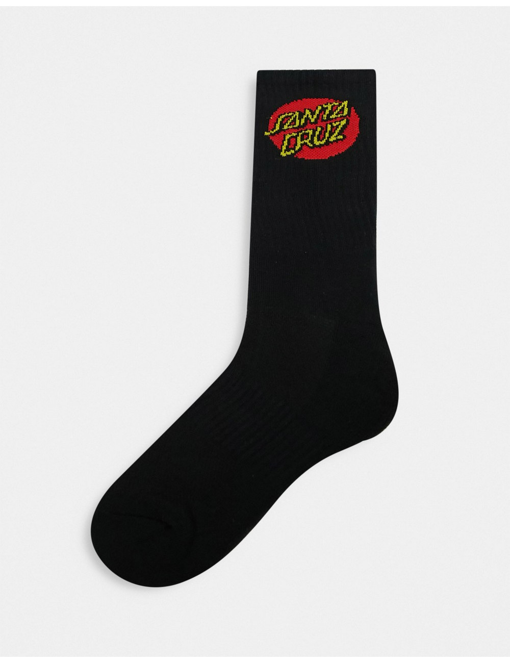 Santa Cruz dot socks in black