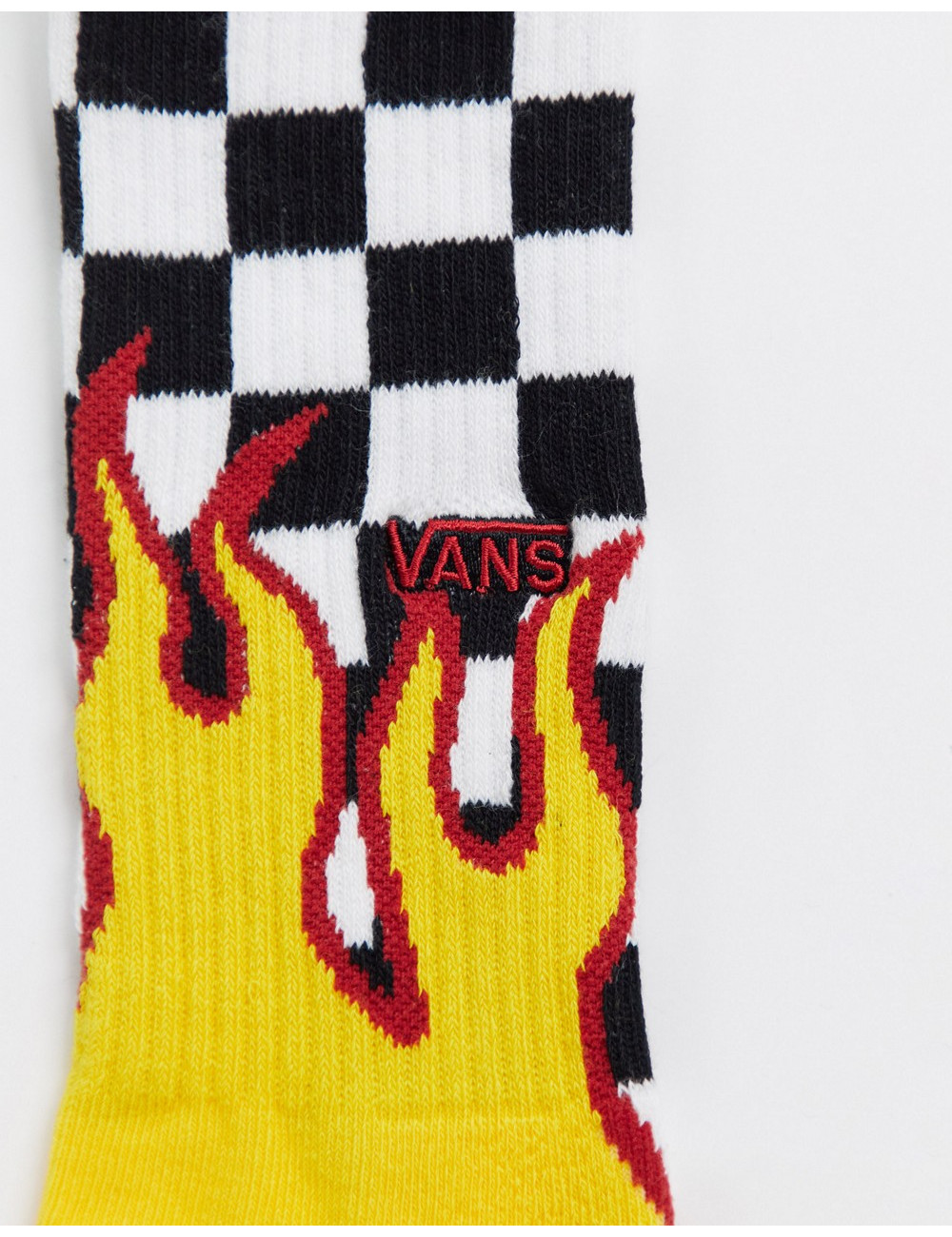 Vans Flame Check socks in...