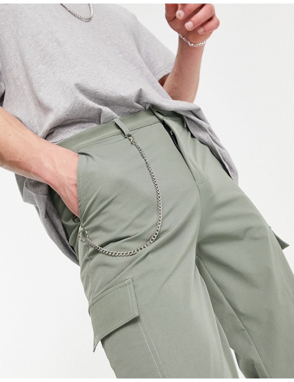 Mauvais cargo trousers in...