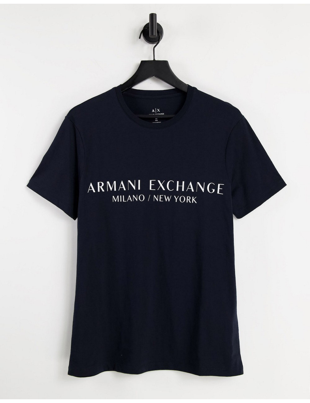 Armani Exchange city text...